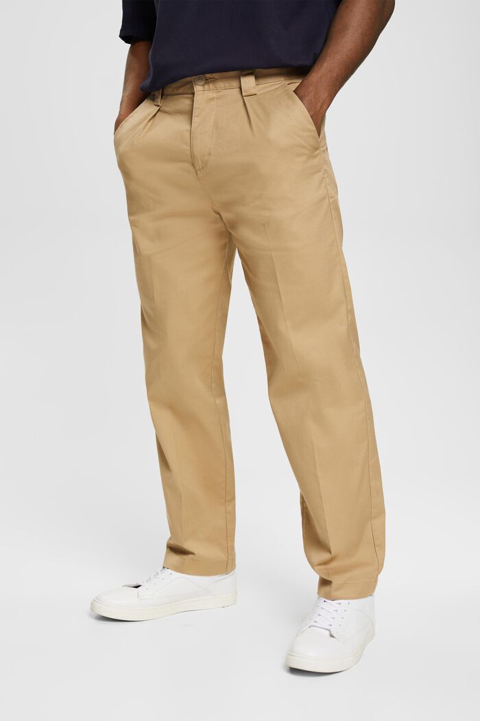 Chino de coupe Wide Fit, BEIGE, detail image number 1