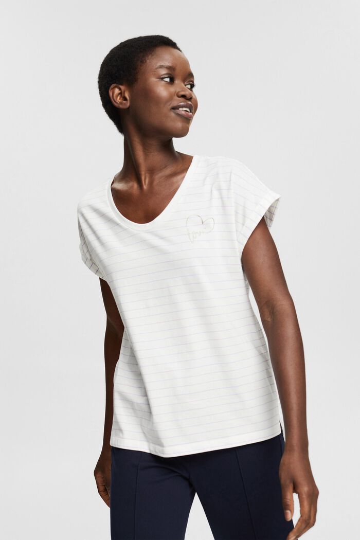 T-shirt en 100 % coton biologique, NEW OFF WHITE, detail image number 5