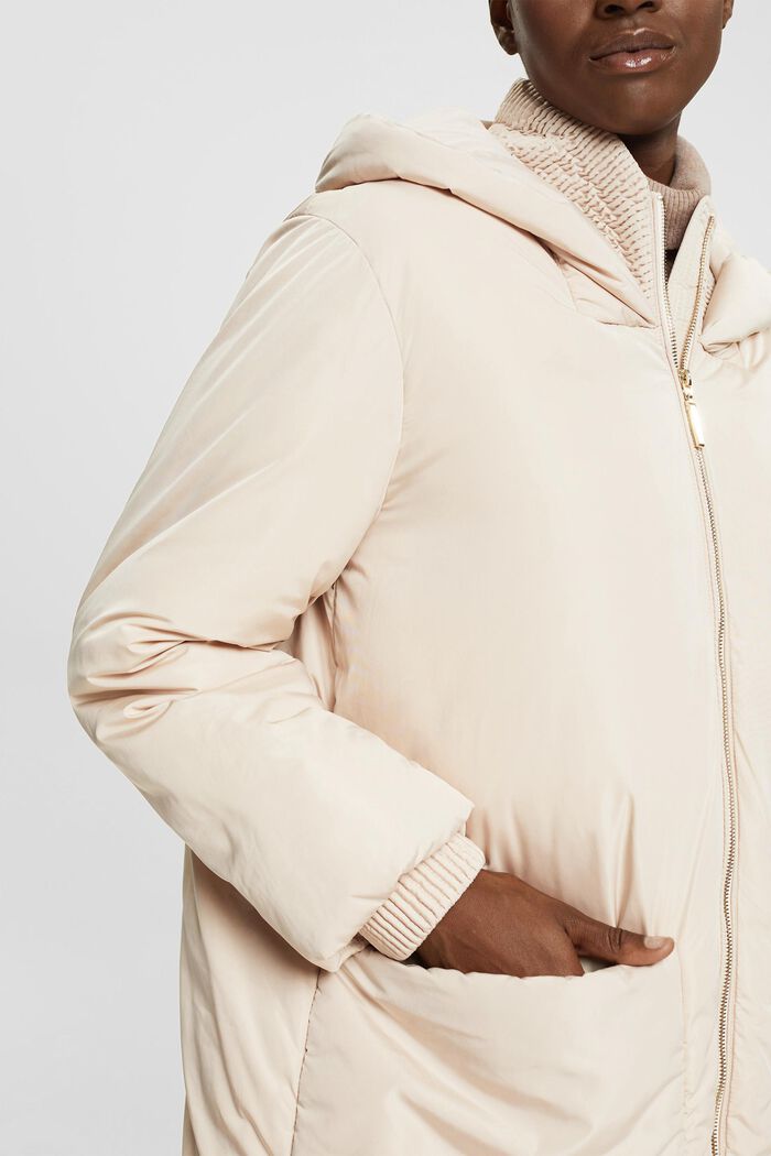 Manteau long oversize, DUSTY NUDE, detail image number 2