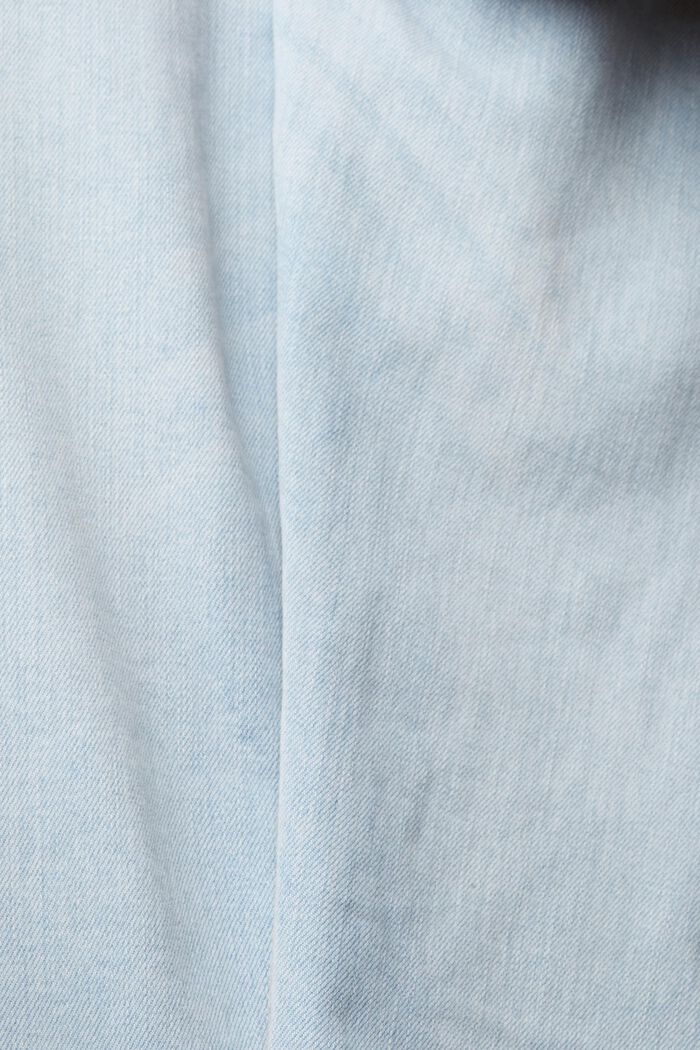 Jean en coton biologique, BLUE BLEACHED, detail image number 4