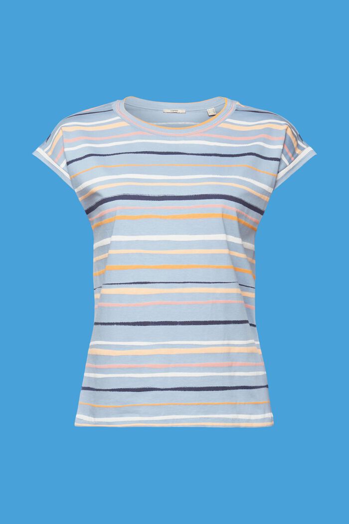 T-shirt rayé, 100 % coton, LIGHT BLUE LAVENDER, detail image number 6