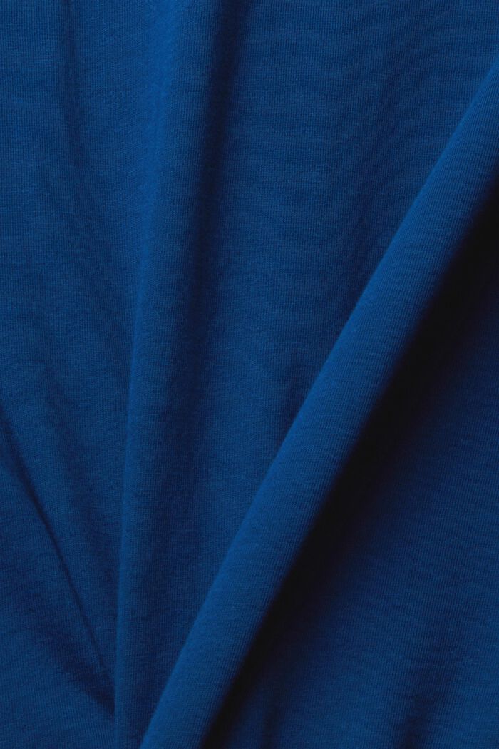 T-shirt à manches longues en jersey, PETROL BLUE, detail image number 4