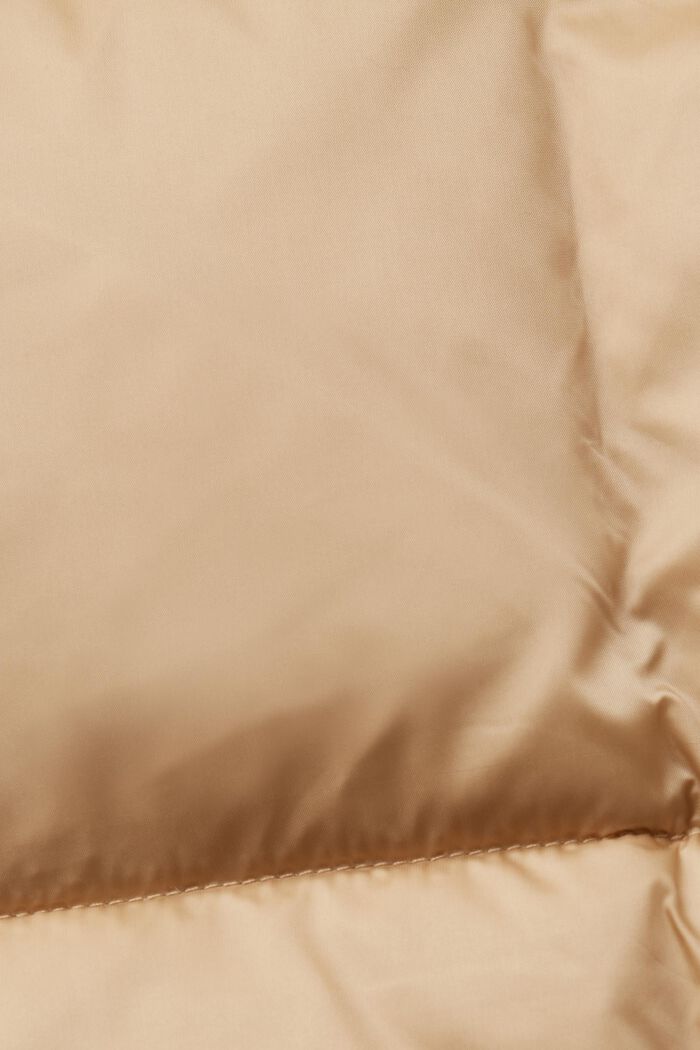 Doudoune longue à capuche amovible, SAND, detail image number 6