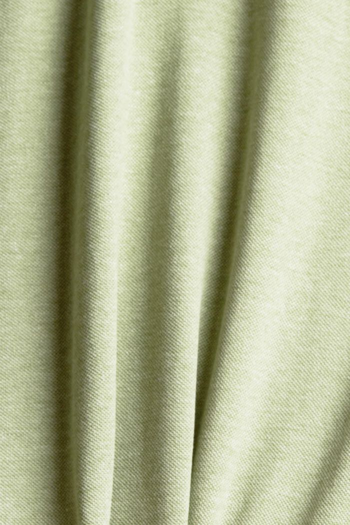 Polo en coton biologique mélangé, LEAF GREEN, detail image number 4