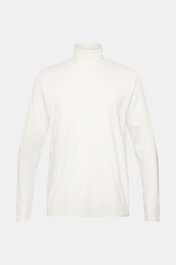 T-shirt à manches longues à col roulé, OFF WHITE, overview