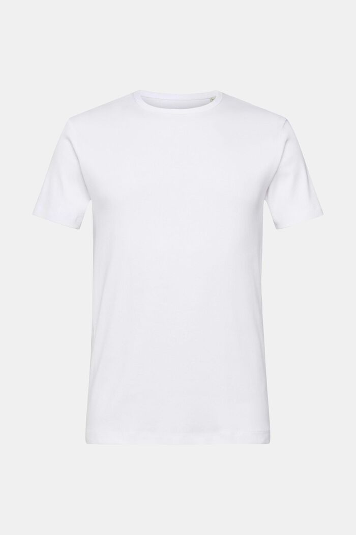 T-shirt en jersey de coupe Slim Fit, WHITE, detail image number 6