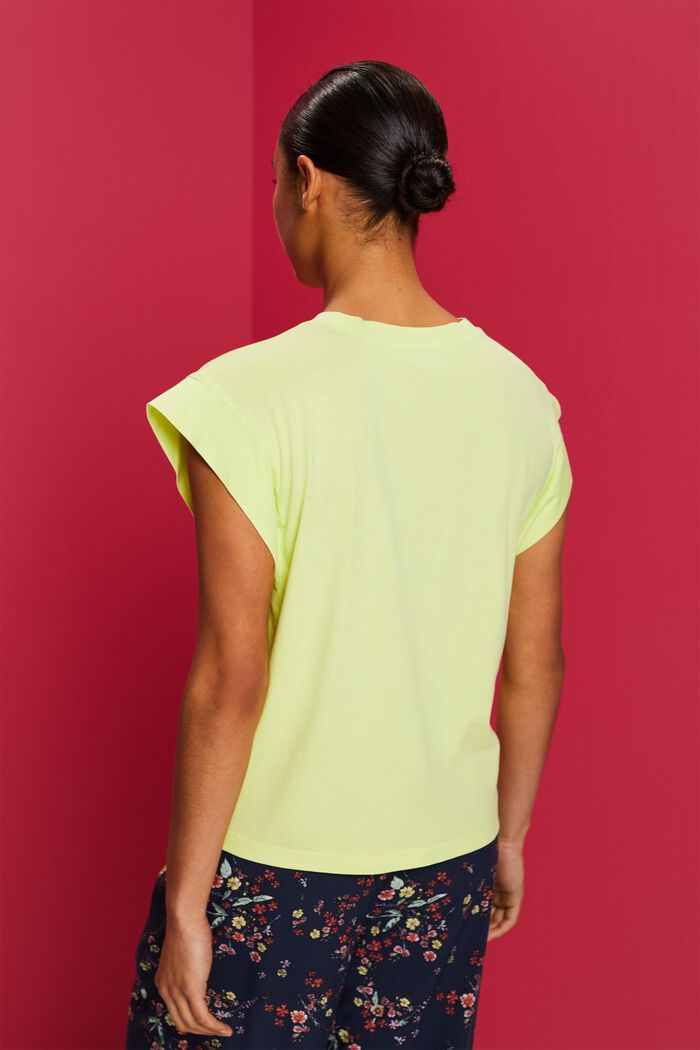 T-Shirts, LIME YELLOW, detail image number 3