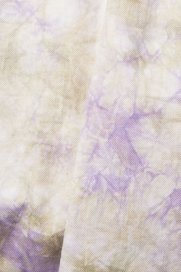 Shacket au délavage batik, OFF WHITE, detail image number 6