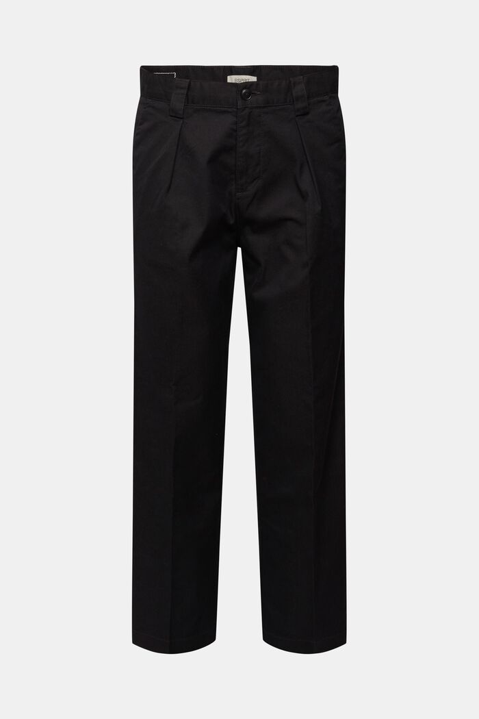 Chino de coupe Wide Fit, BLACK, detail image number 7