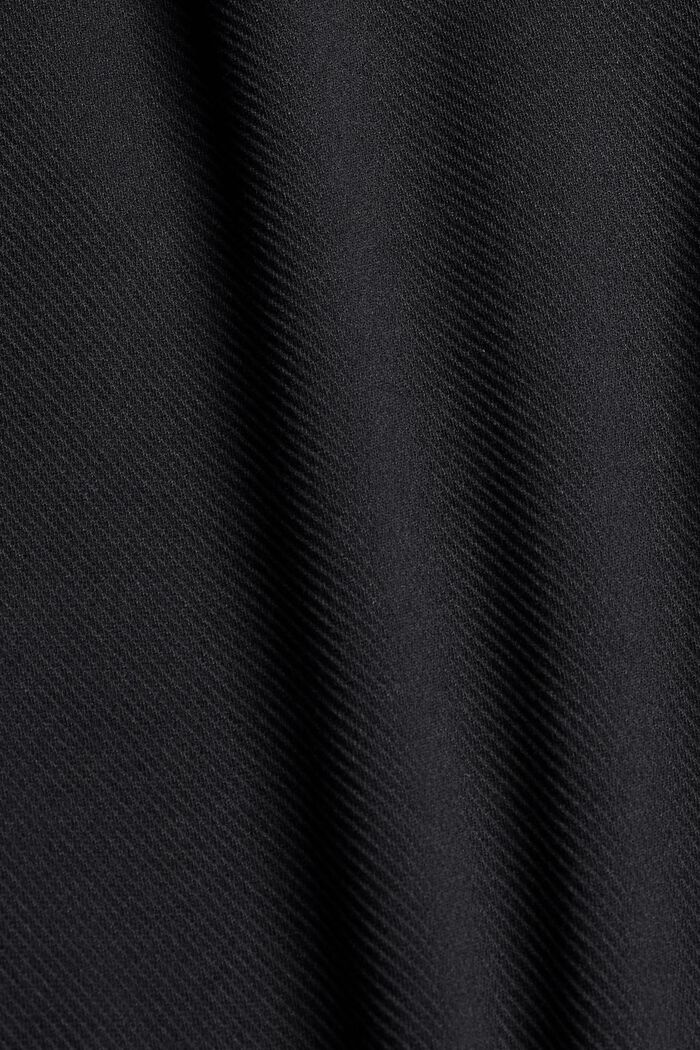 En matière recyclée : le pantalon stretch à taille élastique, BLACK, detail image number 4