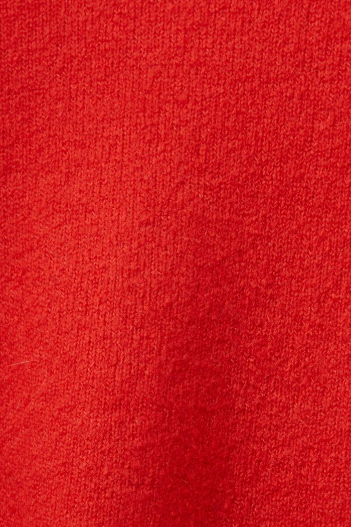 Mini-robe en maille, RED, detail image number 5