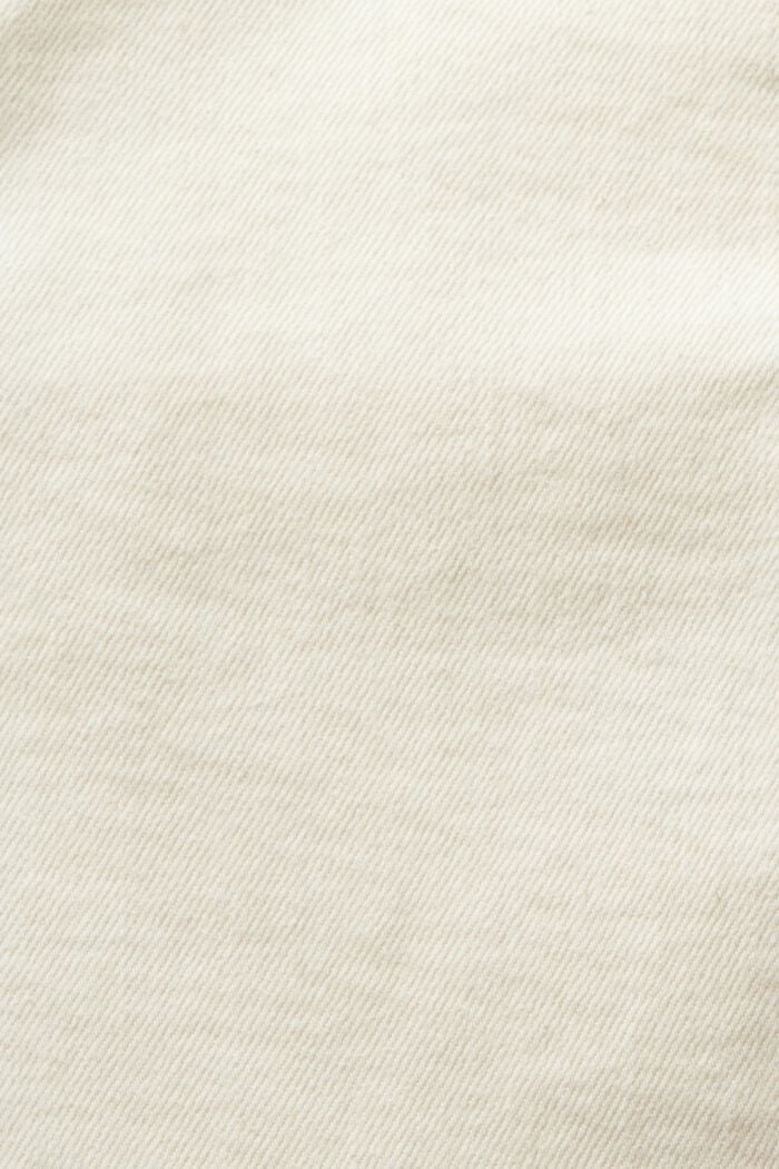 Short en jean à taille mi-haute rétro classique, OFF WHITE, detail image number 6
