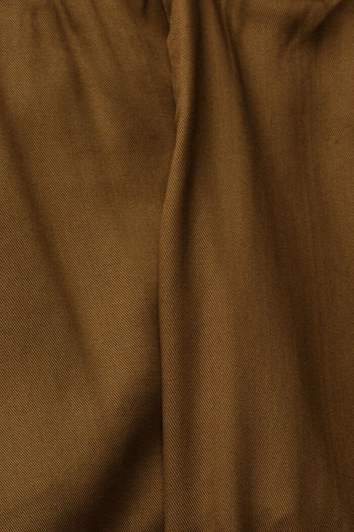 En TENCEL™ : le short à cordon de serrage, KHAKI GREEN, detail image number 5