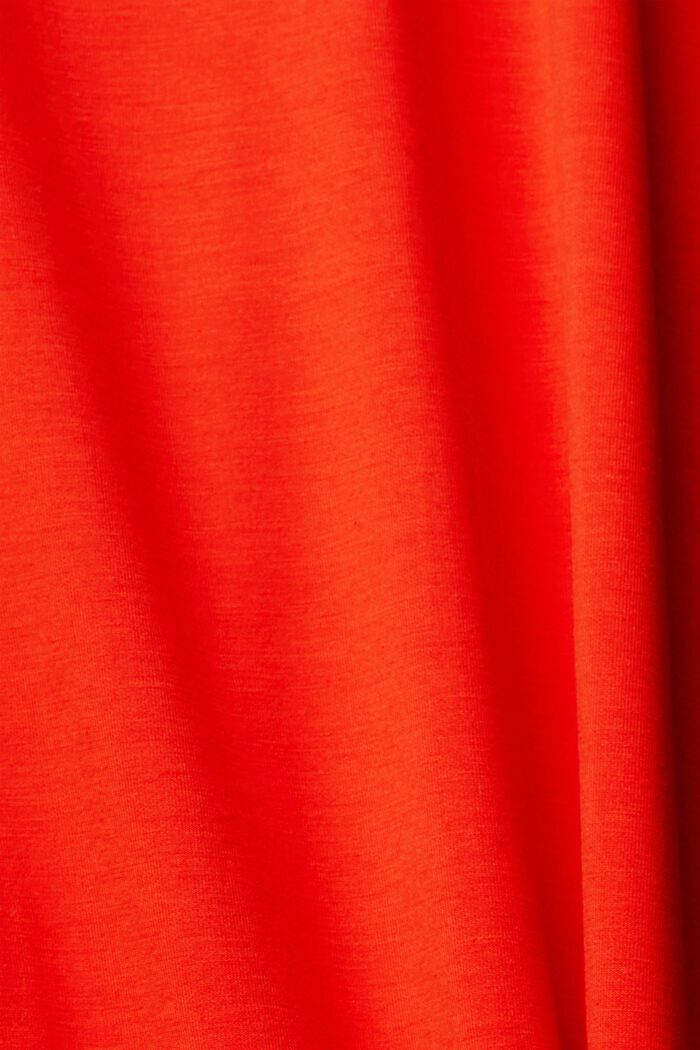 Robe sweat-shirt, RED, detail image number 4