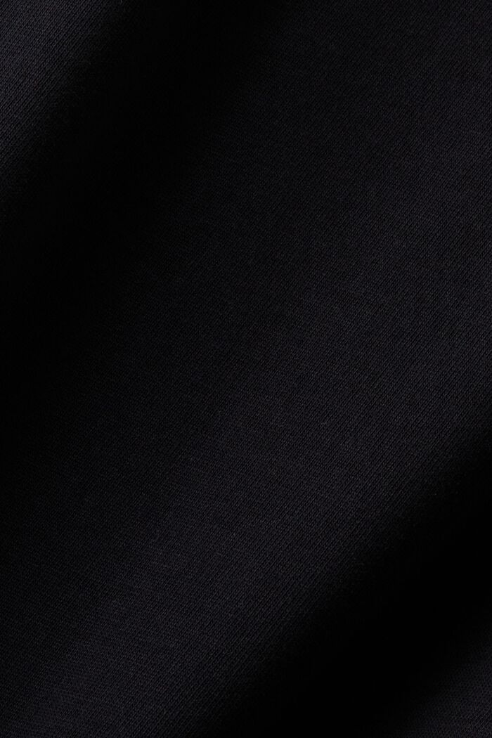 T-shirt à logo, 100 % coton, BLACK, detail image number 5