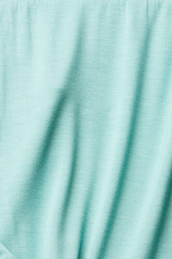 Pyjama en jersey à dentelle, LENZING™ ECOVERO™, AQUA GREEN, detail image number 4