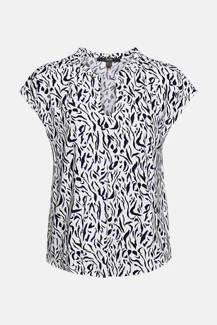 T-shirt à motif en LENZING™ ECOVERO™, OFF WHITE, detail image number 6