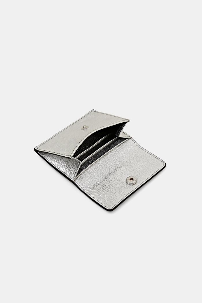 Petit portefeuille en cuir, SILVER, detail image number 1