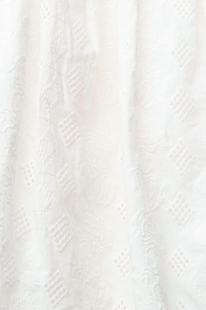 Robe à broderies, OFF WHITE, detail image number 4