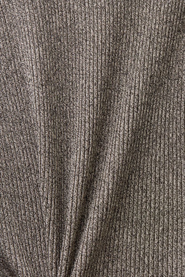 Sweat-shirt orné de découpes aux épaules, GUNMETAL, detail image number 5