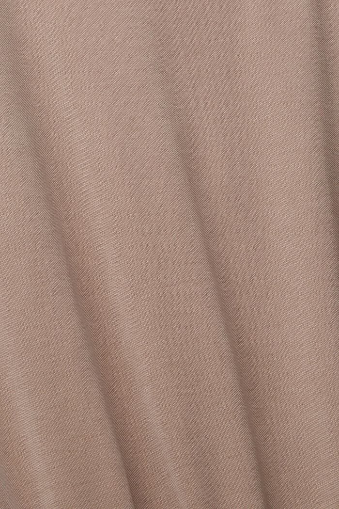 À teneur en TENCEL™ : Robe à cordon de serrage, TAUPE, detail image number 4