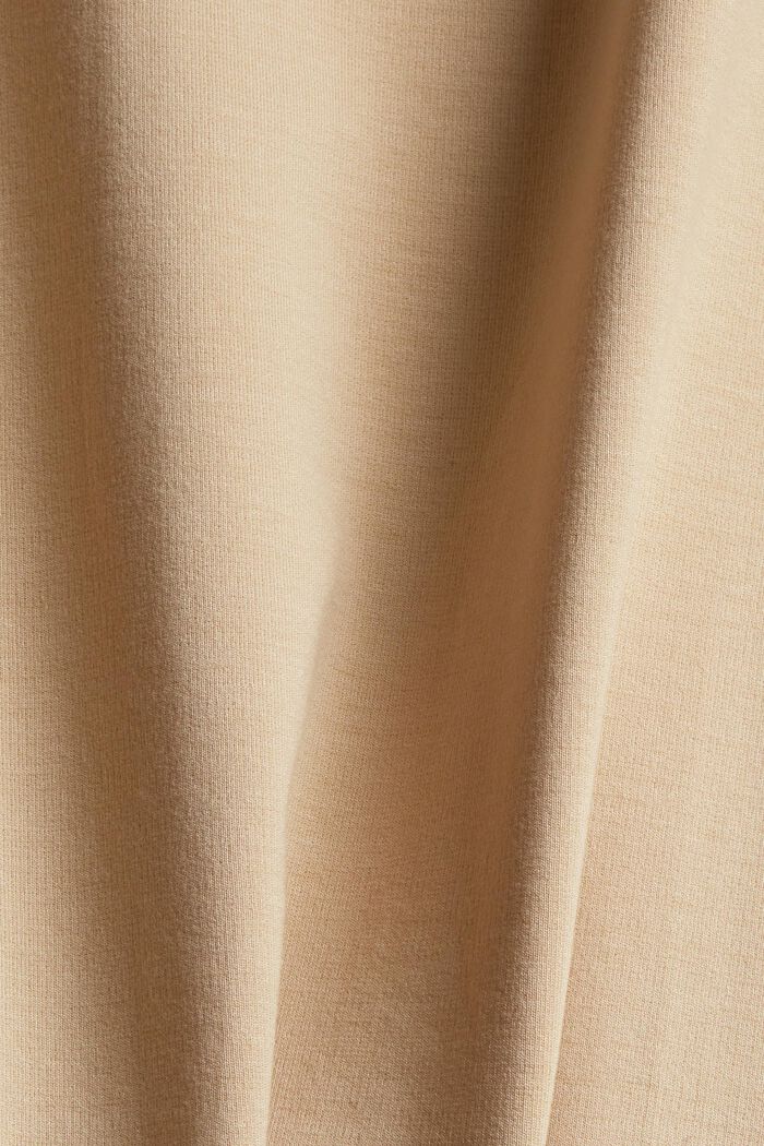 À teneur en TENCEL™: la robe longueur genoux en jersey, SAND, detail image number 4