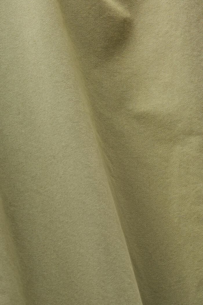 Pantalon corsaire en coton Pima, LIGHT KHAKI, detail image number 5