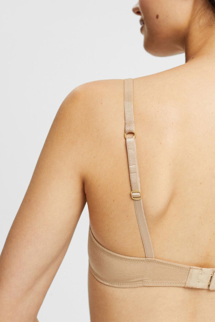 Bras with wire, LIGHT BEIGE, detail image number 3
