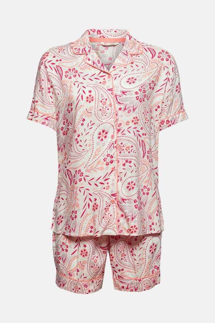 Pyjama court en 100 % LENZING™ ECOVERO™, LIGHT PINK, detail image number 5