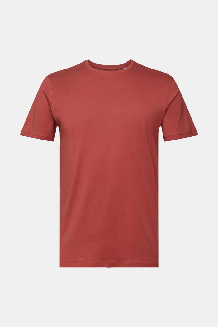 T-shirt en jersey, 100 % coton, TERRACOTTA, detail image number 6