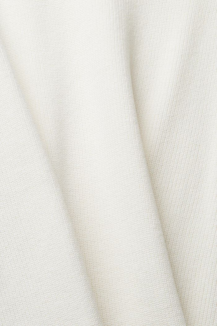Pull sans manches à deux rayures, OFF WHITE, detail image number 4