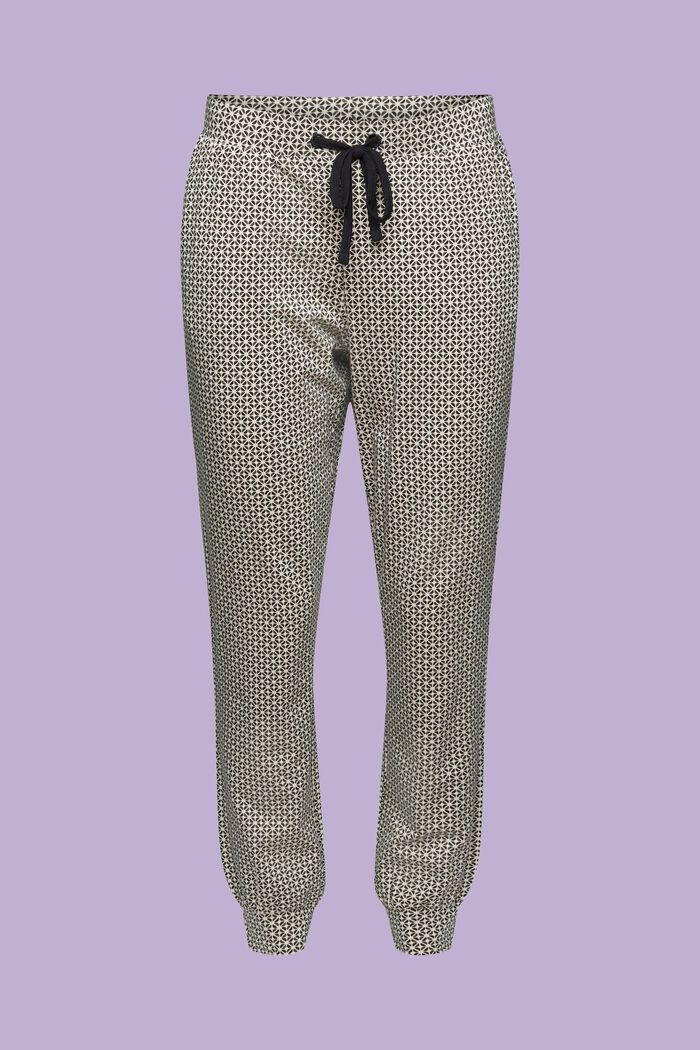 Pantalon de pyjama en jersey imprimé, NEW BLACK, detail image number 5