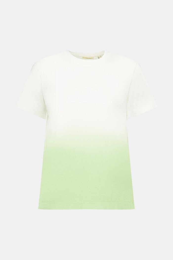 T-shirt en coton à motif ombré, GREEN, detail image number 5