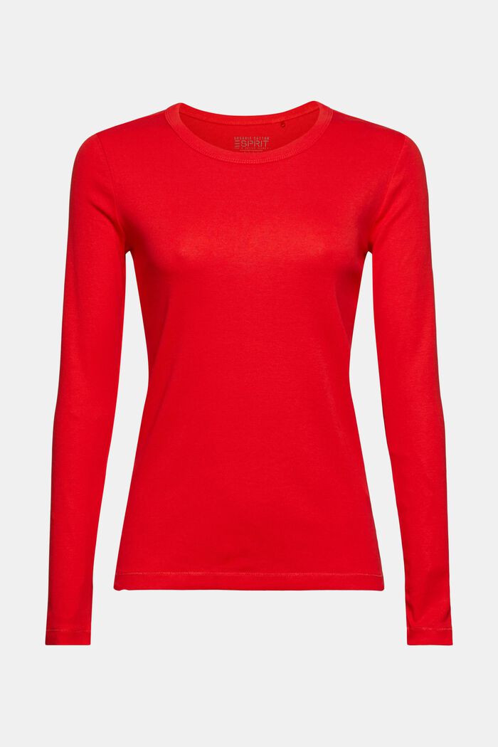 T-shirt à manches longues, ORANGE RED, detail image number 6