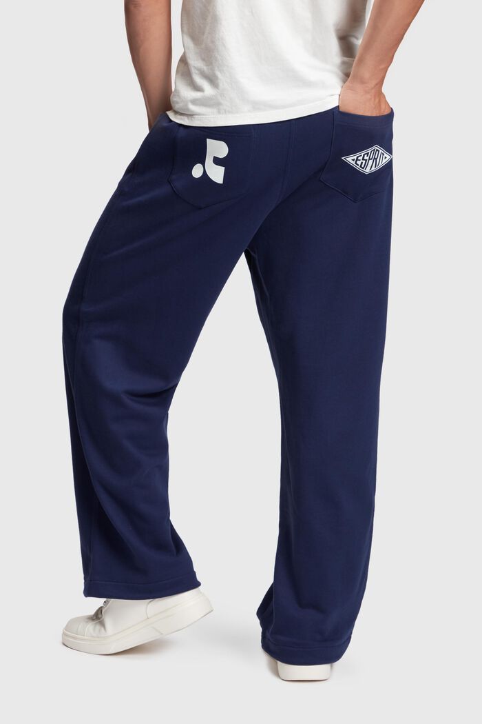 Pantalon de jogging en jersey, NAVY, detail image number 1