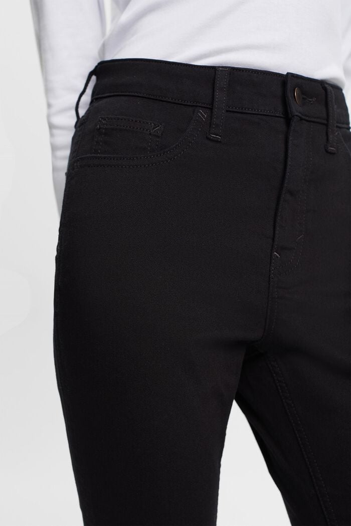 Jean Skinny brut, coton stretch, BLACK RINSE, detail image number 2