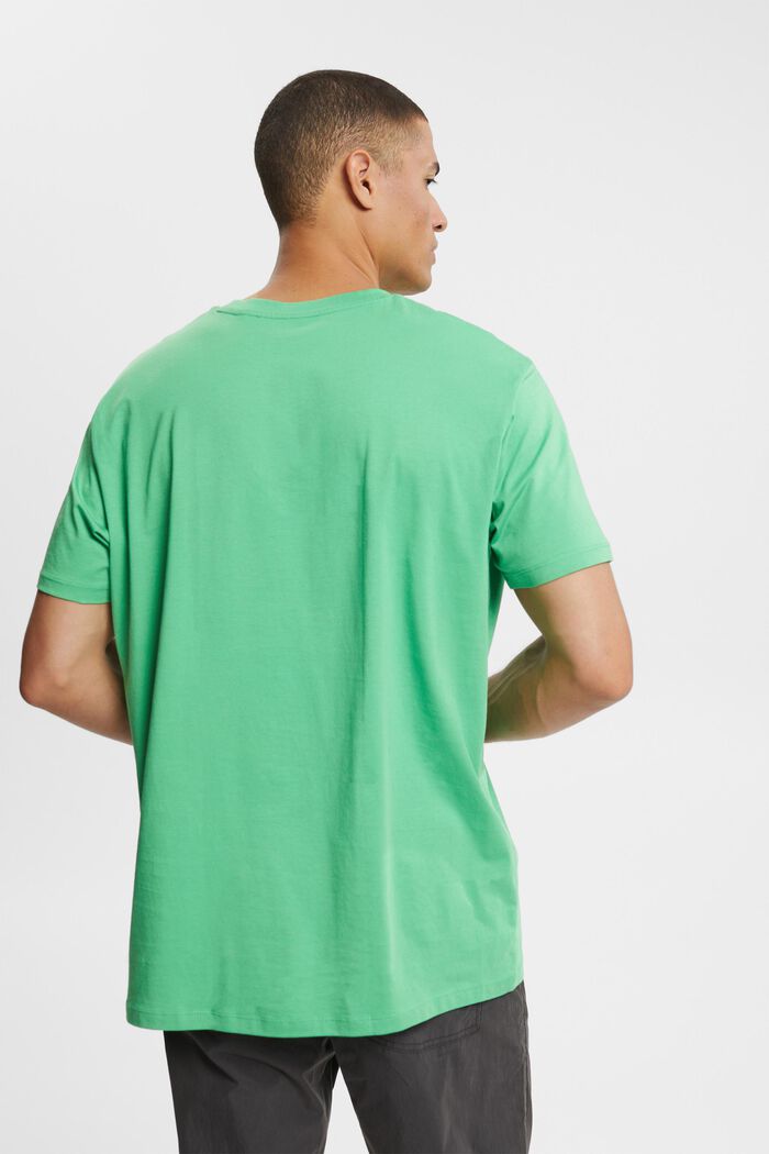 T-shirt en jersey, 100 % coton, GREEN, detail image number 4