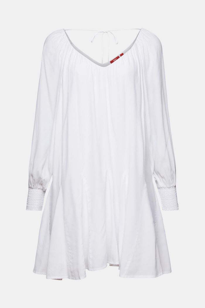 Mini-robe godet, WHITE, detail image number 6