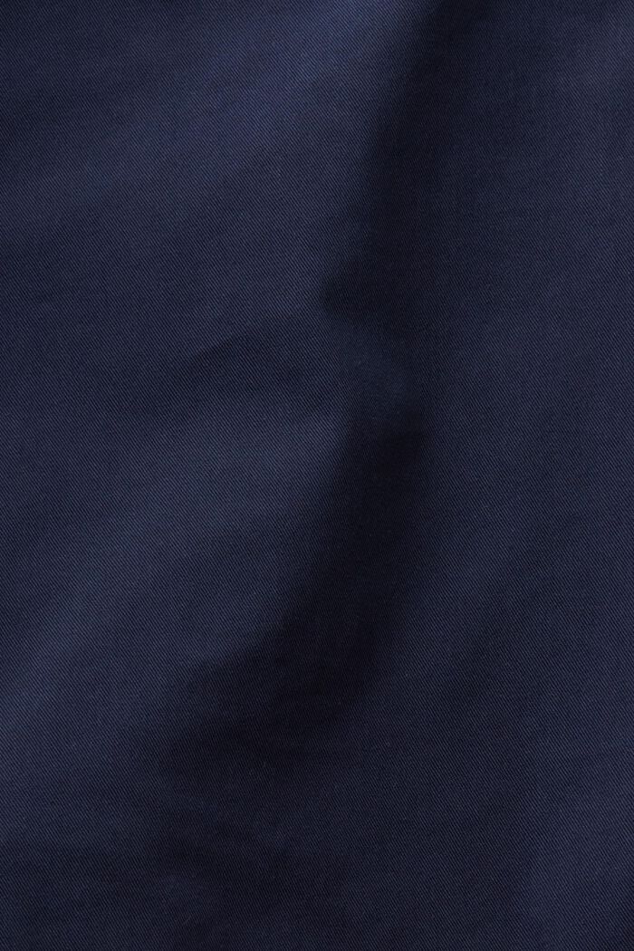 Mini-jupe short plissée de coupe trapèze, NAVY, detail image number 5