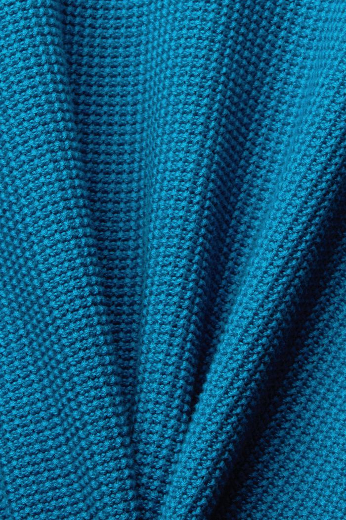 Pull-over en coton, TEAL BLUE, detail image number 1