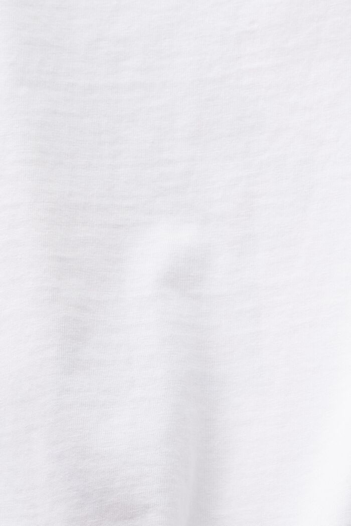 T-shirt en jersey imprimé sur le devant, WHITE, detail image number 4