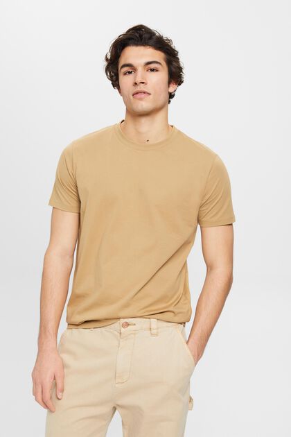 T-shirt à col ras du cou en pur coton