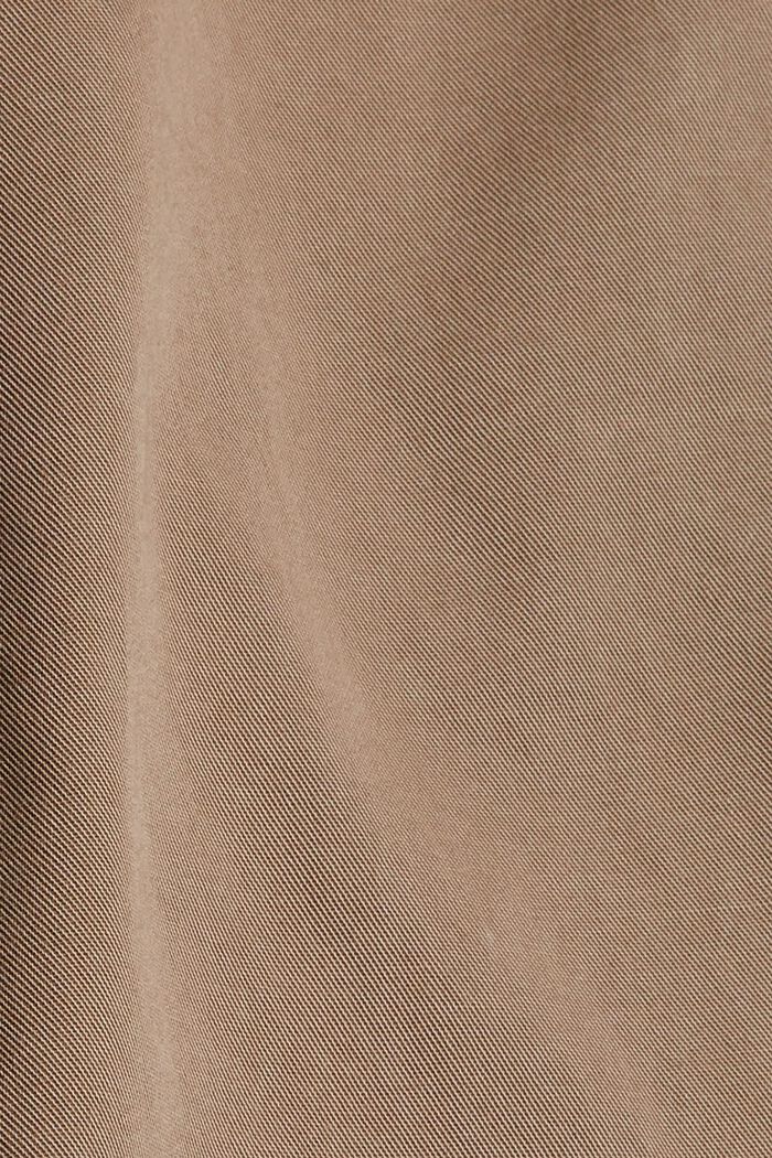 Pantalon corsaire en coton Pima, TAUPE, detail image number 1