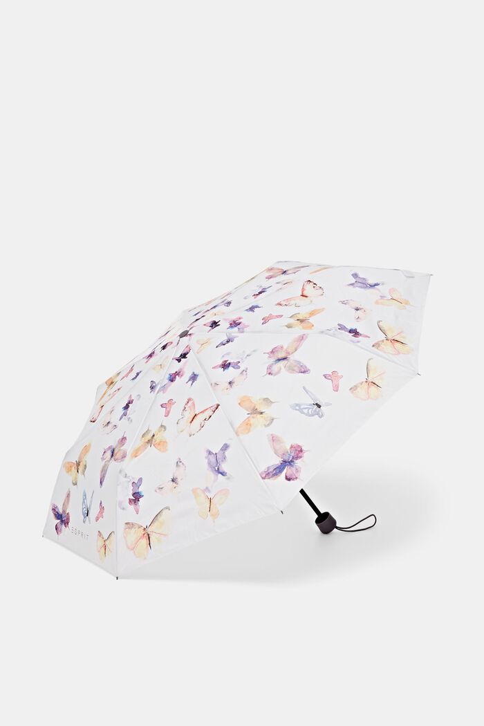 Parapluie de poche à imprimé papillon, ONE COLOR, detail image number 2