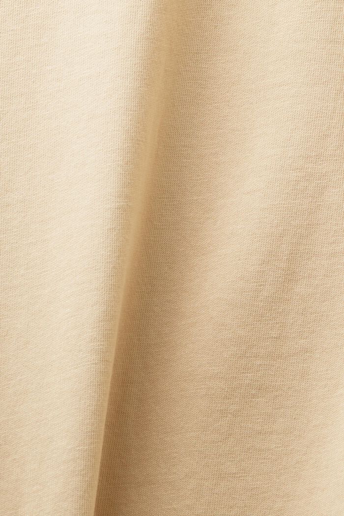 Robe t-shirt brodée, SAND, detail image number 5