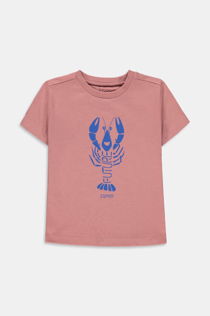 T-shirt à imprimé homard, 100 % coton, OLD PINK, detail image number 0