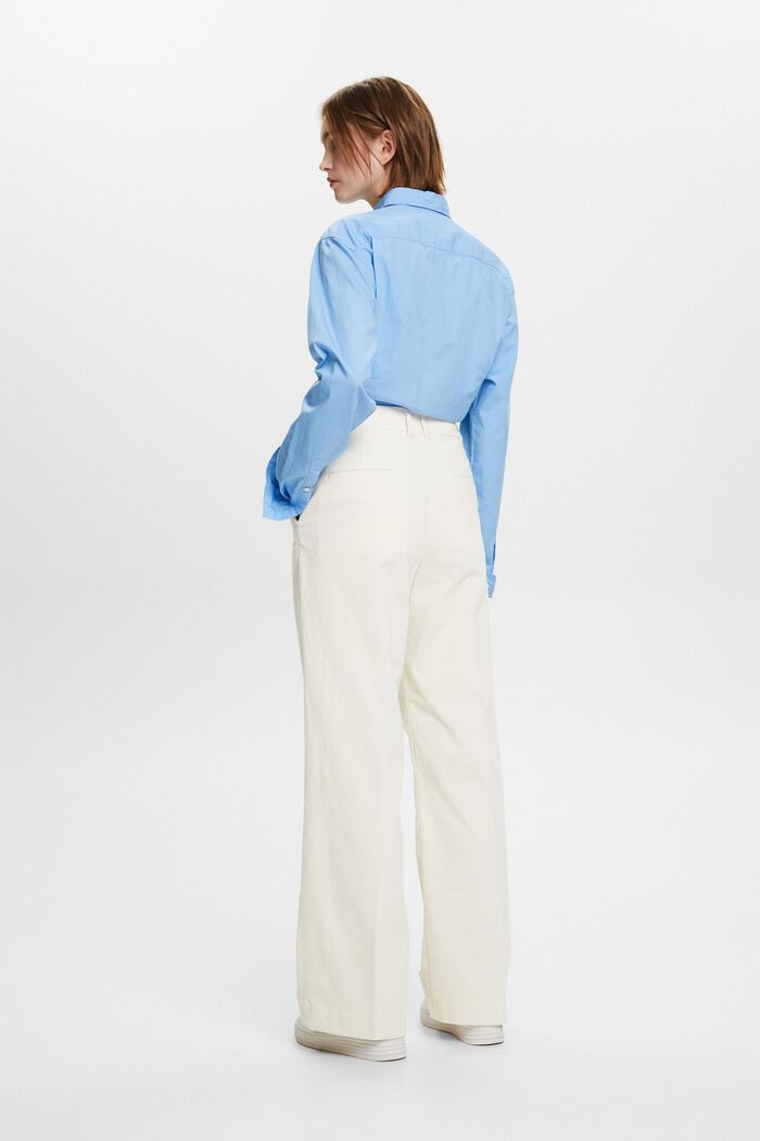 Pantalon en velours côtelé coupe Wide Fit taille mi-haute, ICE, detail image number 3
