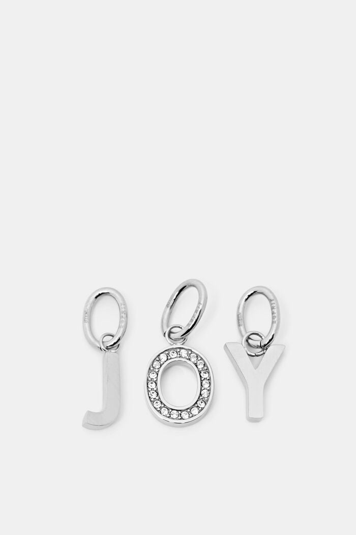 Set de pendentifs JOY, acier inoxydable, SILVER, detail image number 0
