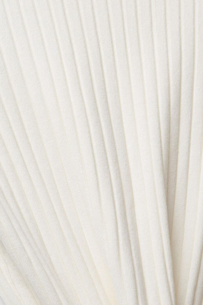 Pull-over à col droit, OFF WHITE, detail image number 6