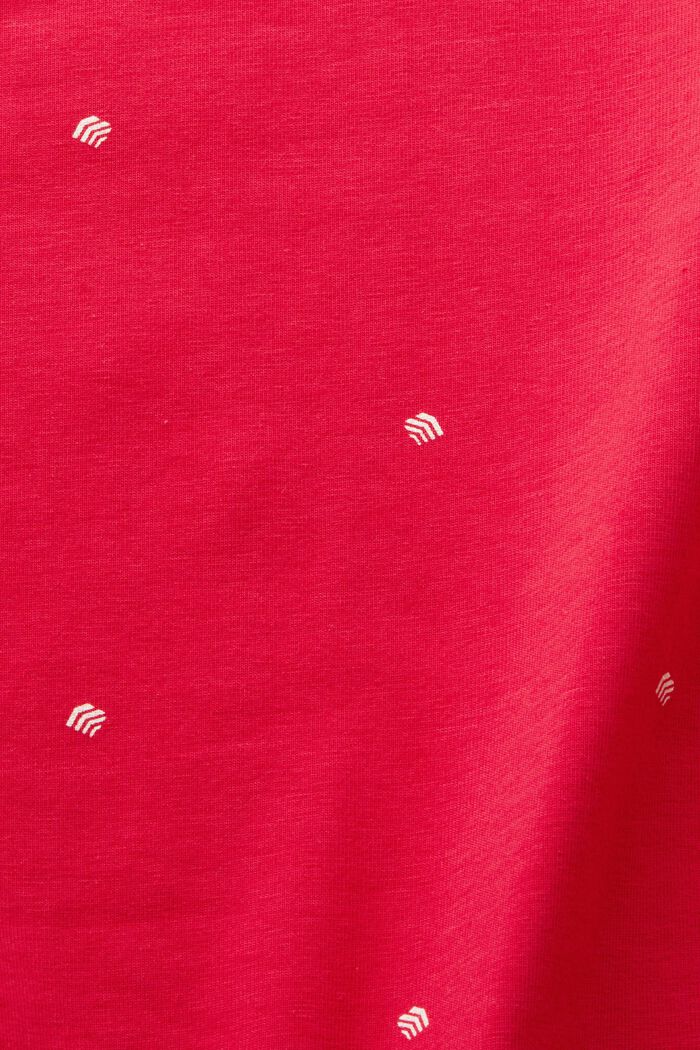 Chemise de nuit à motif all-over, PINK FUCHSIA, detail image number 5